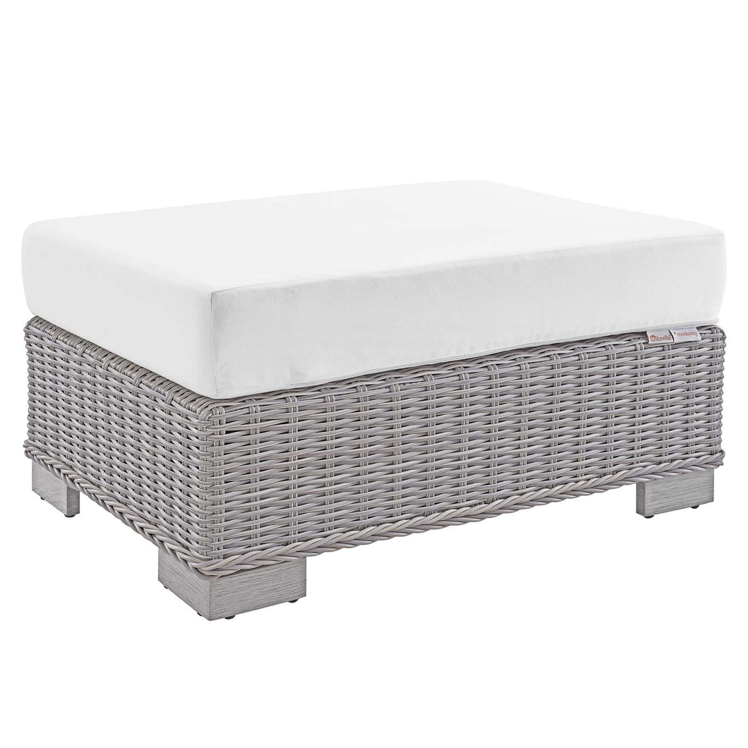 Conway Sunbrella¨ Outdoor Patio Wicker Rattan Ottoman by Modway