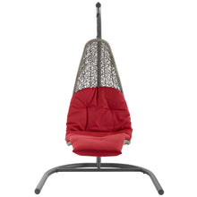 Load image into Gallery viewer, Landscape Hanging Chaise Lounge Outdoor Patio Swing Chair by Modway
