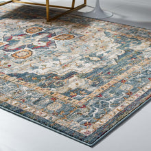Load image into Gallery viewer, Tribute Diantha Distressed Vintage Floral Vintage Medallion 5x8 Area Rug by Modway
