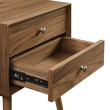 Load image into Gallery viewer, Ember Wood Nightstand With USB Ports by Modway
