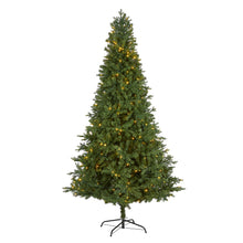 Load image into Gallery viewer, 8&#39; Vermont Fir Artificial Christmas Tree with 450 Clear LED Lights
