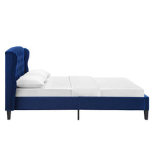 Load image into Gallery viewer, Penelope Tufted Wingback Performance Velvet Queen Platform Bed by Modway
