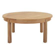 Load image into Gallery viewer, Marina Outdoor Patio Teak Round Coffee Table by Modway
