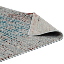 Load image into Gallery viewer, Hesper Distressed Contemporary Floral Lattice 8x10 Area Rug by Modway
