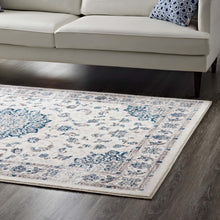 Load image into Gallery viewer, Lilja Distressed Vintage Medallion 5x8 Area Rug by Modway
