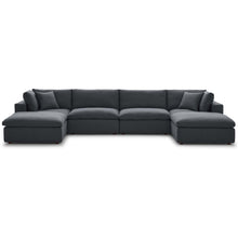 Load image into Gallery viewer, Commix 6-Piece Down Filled Overstuffed Sectional Sofa by Modway
