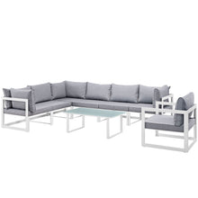 Load image into Gallery viewer, Fortuna 8 Piece Outdoor Patio Sectional Sofa Set by Modway
