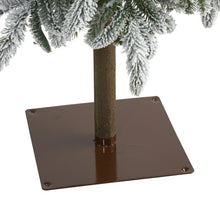 Load image into Gallery viewer, 7.5&#39; Flocked Washington Alpine Christmas Artificial Tree w 350 White Warm LED
