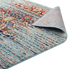 Load image into Gallery viewer, Naria Distressed Vintage Medallion 8x10 Area Rug by Modway
