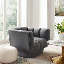 Load image into Gallery viewer, Entertain Vertical Channel Tufted Performance Velvet Armchair by Modway
