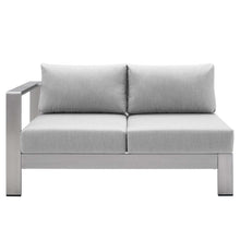 Load image into Gallery viewer, Shore 7 Piece Sunbrella¨ Fabric Outdoor Patio Aluminum Sectional Sofa Set by Modway
