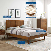 Load image into Gallery viewer, Alana Wood King Platform Bed With Angular Frame by Modway
