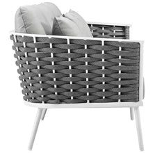 Load image into Gallery viewer, Stance 3 Piece Outdoor Patio Aluminum Sectional Sofa Set by Modway
