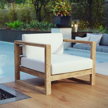 Load image into Gallery viewer, Upland Outdoor Patio Teak Armchair by Modway
