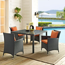 Load image into Gallery viewer, Sojourn 4 Piece Outdoor Patio Sunbrella¨ Dining Set by Modway
