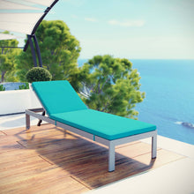 Load image into Gallery viewer, Shore Outdoor Patio Aluminum Chaise with Cushions by Modway
