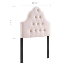 Load image into Gallery viewer, Sovereign Diamond Tufted Performance Velvet Twin Headboard by Modway

