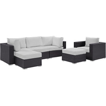 Load image into Gallery viewer, Convene 6 Piece Outdoor Patio Sectional Set by Modway
