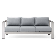 Load image into Gallery viewer, Shore Outdoor Patio Aluminum Sofa by Modway
