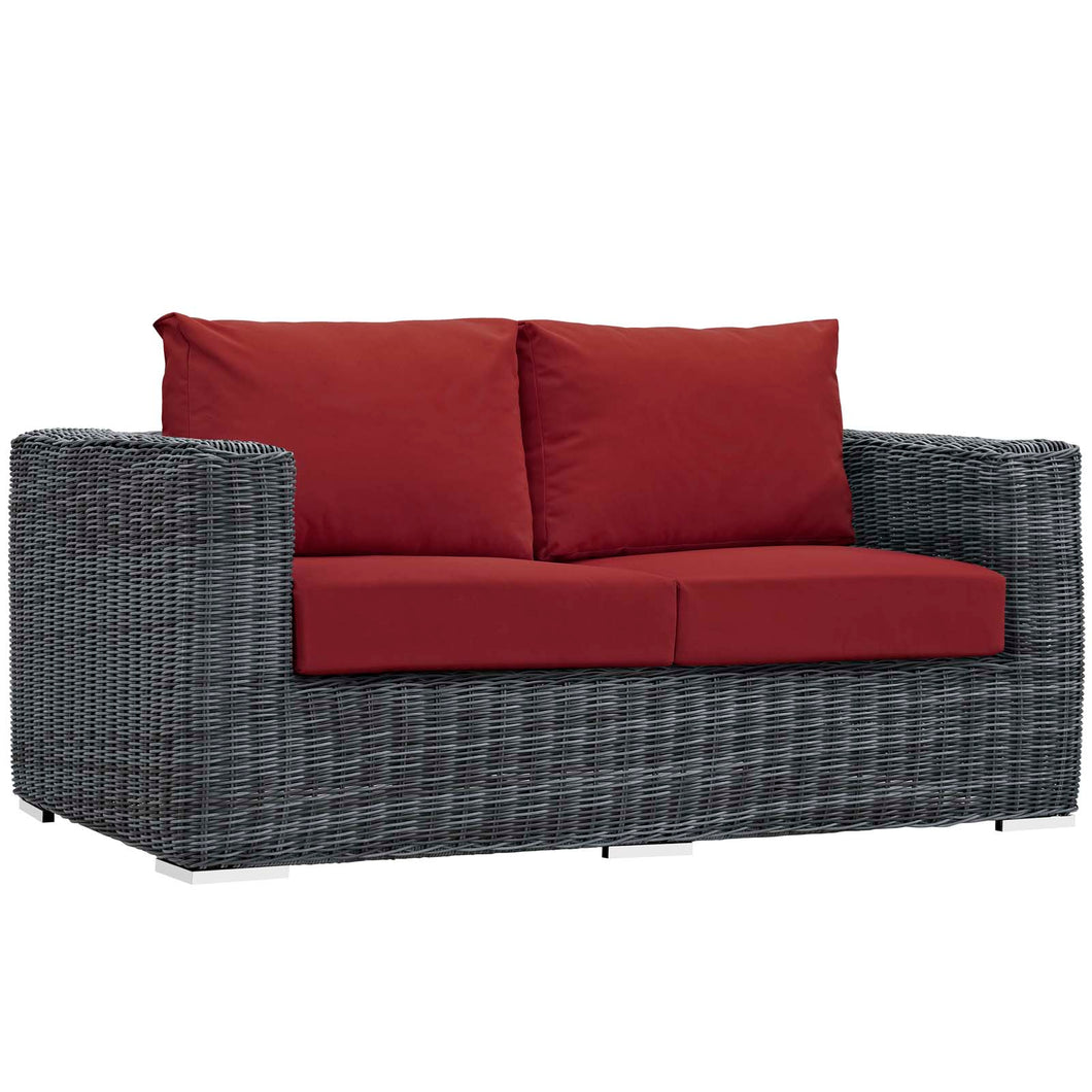 Summon Outdoor Patio Sunbrella¨ Loveseat by Modway