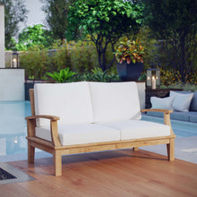 Load image into Gallery viewer, Marina Outdoor Patio Teak Loveseat by Modway
