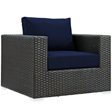 Load image into Gallery viewer, Sojourn 3 Piece Outdoor Patio Sunbrella¨ Sectional Set by Modway
