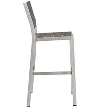 Load image into Gallery viewer, Shore Outdoor Patio Aluminum Armless Bar Stool by Modway
