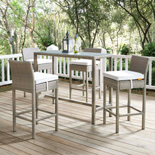 Load image into Gallery viewer, Conduit Outdoor Patio Wicker Rattan Bar Stool Set of 4 by Modway
