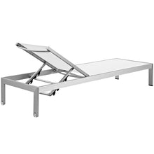 Load image into Gallery viewer, Shore Outdoor Patio Aluminum Mesh Chaise by Modway
