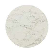 Load image into Gallery viewer, Lippa 28&quot; Round Faux Marble Dining Table by Modway
