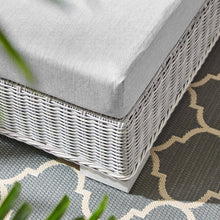 Load image into Gallery viewer, Conway Sunbrella¨ Outdoor Patio Wicker Rattan Ottoman by Modway
