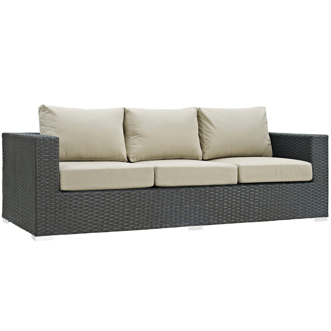 Sojourn Outdoor Patio Sunbrella¨ Sofa by Modway