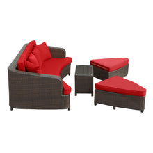 Load image into Gallery viewer, Monterey 4 Piece Outdoor Patio Sofa Set by Modway
