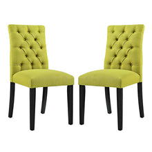 Load image into Gallery viewer, Duchess Fabric Dining Chair Set of 2 by Modway
