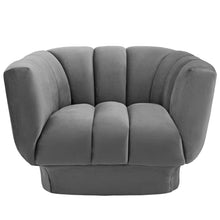 Load image into Gallery viewer, Entertain Vertical Channel Tufted Performance Velvet Armchair by Modway

