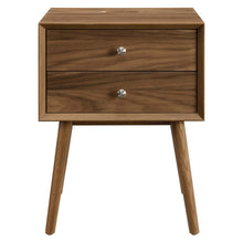 Load image into Gallery viewer, Ember Wood Nightstand With USB Ports by Modway
