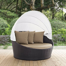 Load image into Gallery viewer, Convene Canopy Outdoor Patio Daybed by Modway
