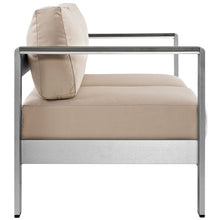 Load image into Gallery viewer, Shore Outdoor Patio Aluminum Loveseat by Modway
