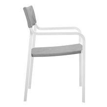Load image into Gallery viewer, Raleigh Stackable Outdoor Patio Aluminum Dining Armchair by Modway
