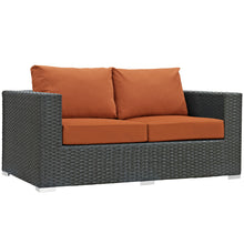 Load image into Gallery viewer, Sojourn Outdoor Patio Sunbrella¨ Loveseat by Modway
