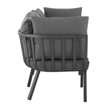 Load image into Gallery viewer, Riverside 3 Piece Outdoor Patio Aluminum Sectional Sofa Set by Modway
