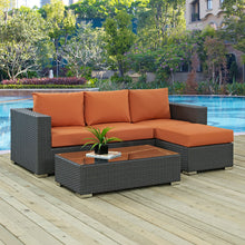 Load image into Gallery viewer, Sojourn 3 Piece Outdoor Patio Sunbrella¨ Sectional Set by Modway
