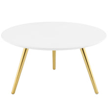 Load image into Gallery viewer, Lippa 28&quot; Round Wood Coffee Table with Tripod Base by Modway
