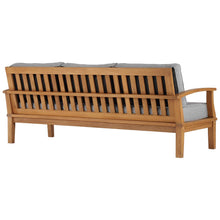 Load image into Gallery viewer, Marina Outdoor Patio Teak Sofa by Modway
