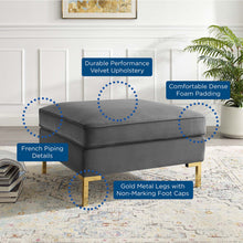 Load image into Gallery viewer, Ardent Performance Velvet Ottoman by Modway
