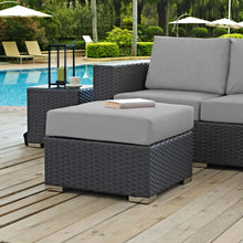 Load image into Gallery viewer, Sojourn Outdoor Patio Sunbrella¨ Ottoman by Modway
