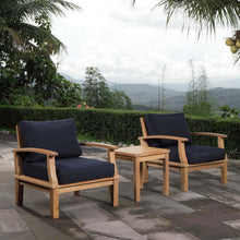Load image into Gallery viewer, Marina 3 Piece Outdoor Patio Teak Set by Modway
