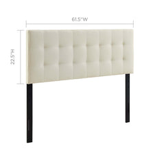 Load image into Gallery viewer, Lily Upholstered Fabric Queen Headboard by Modway

