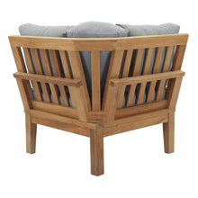 Load image into Gallery viewer, Marina Outdoor Patio Teak Corner Sofa by Modway
