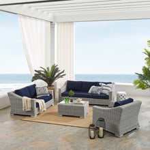 Load image into Gallery viewer, Conway 4-Piece Sunbrella¨ Outdoor Patio Wicker Rattan Furniture Set by Modway
